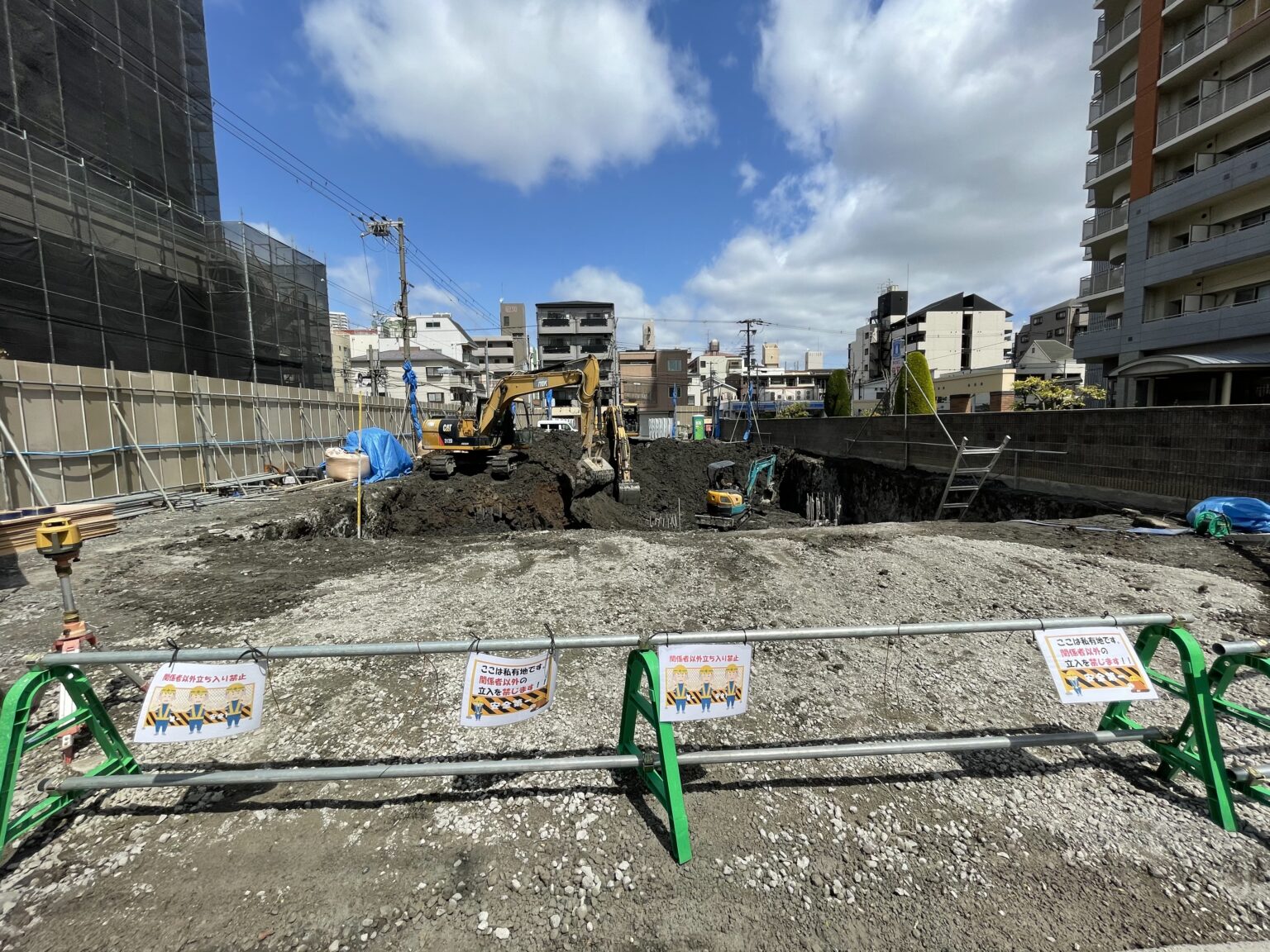 新マンション建設中！ 【有限会社マルニ】大阪市城東区・都島区でマンション・駐車場管理事業を行っています